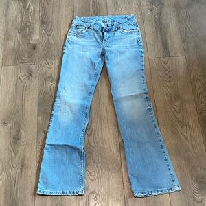 Wrangler Light Blue Women's Flare Boot Cut Jeans